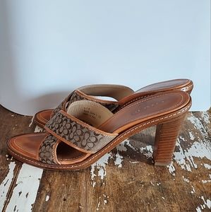 Women's Coach Heeled Sandals Size 9.5
